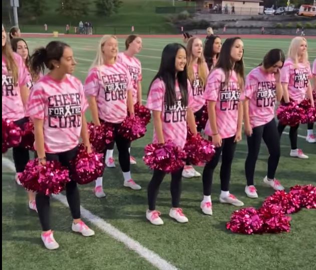 Jazzercise Warms Up the Crown for the Real Panthers Wear Pink Minette’s Angels Walk